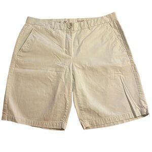 Gap Boyfriend Roll Up 08 Khaki Shorts, Mint, Size SP 14, NWOT, $35